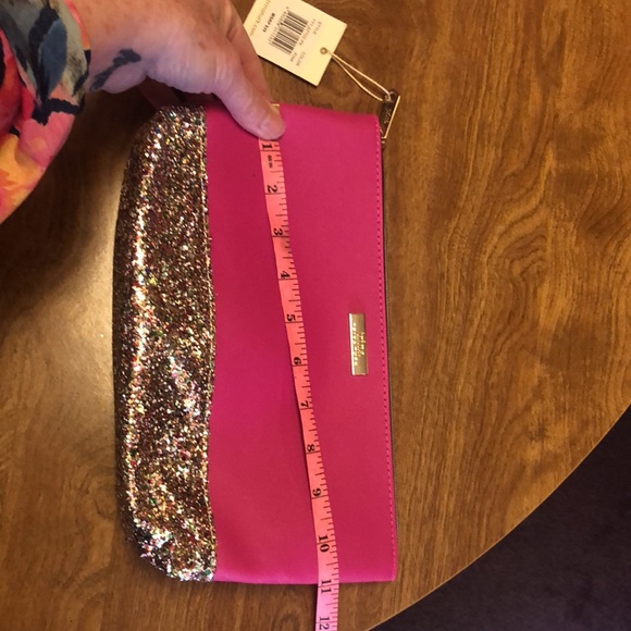 Trina Turk New Pink Glittery Trina Turk Sparkly Cosmetic Bag - Picture 7 of 14